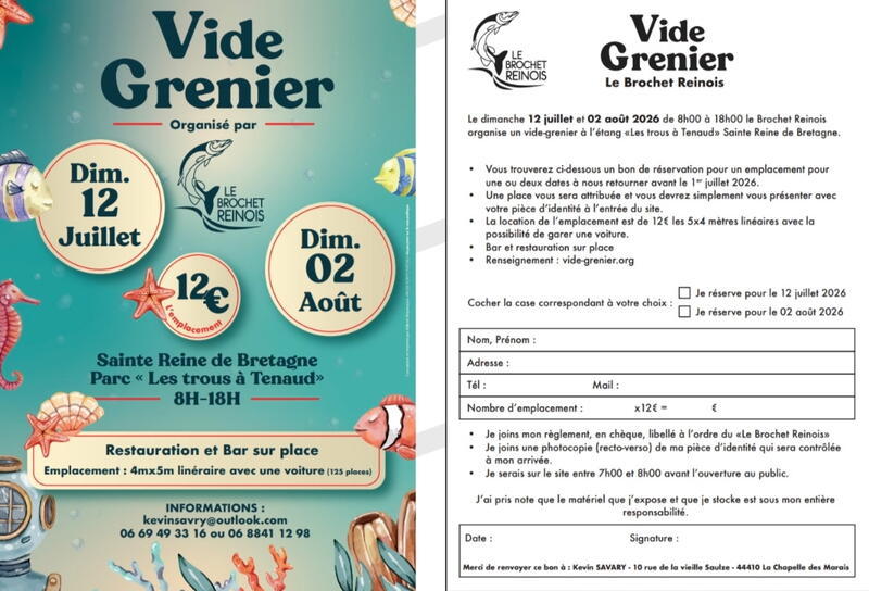 Vide grenier du brochet reinois