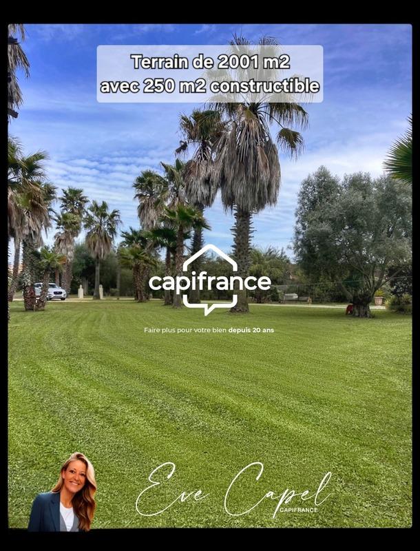 Terrain constructible - 2 001 m²