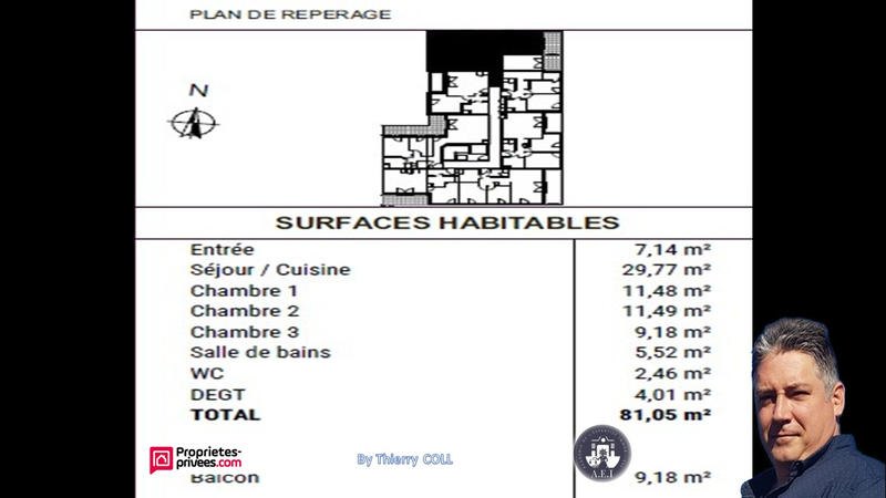 Appartement - 81 m² - 4 pièces