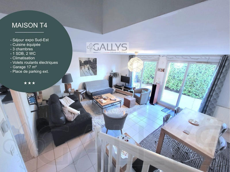 Maison - 88 m² - 4 pièces