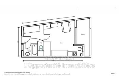 Appartement - 27 m² - 1 pièce