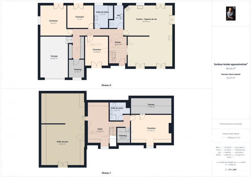 Maison - 260 m² - 7 pièces