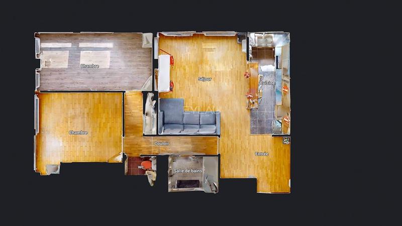 Appartement - 71 m² - 3 pièces