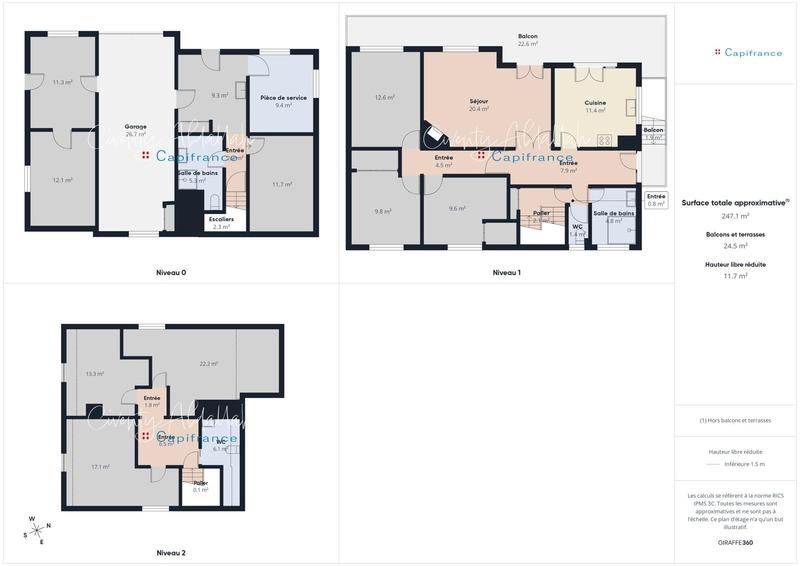 Maison - 161 m² - 8 pièces