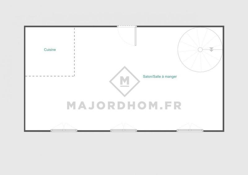 Loft - 72 m² - 2 pièces