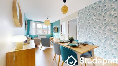 Chambre - 9 m² - 1 pièce