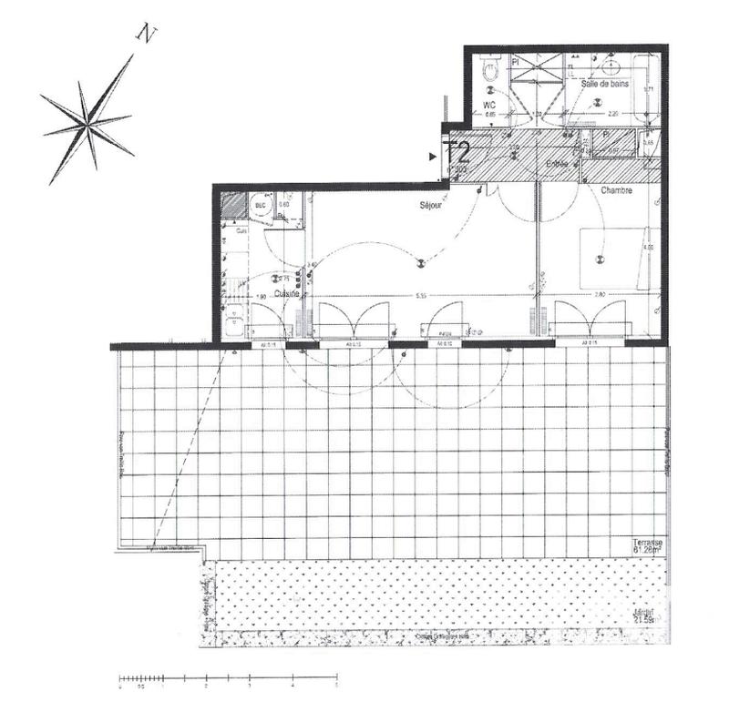 Appartement - 47 m² - 2 pièces