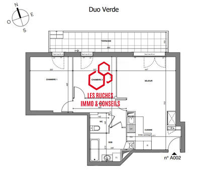 Appartement - 66 m² - 3 pièces