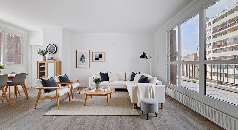 Appartement - 90 m² - 4 pièces