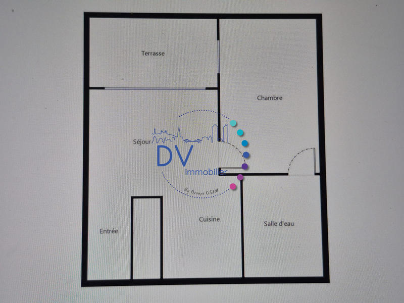 Appartement - 39 m² - 2 pièces