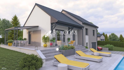 Terrain constructible - 1 282 m²