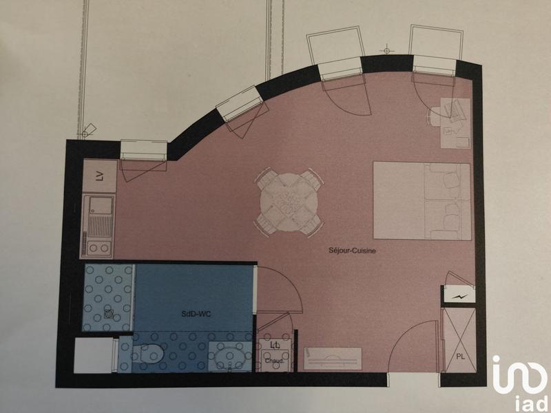 Appartement - 35 m² - 1 pièce