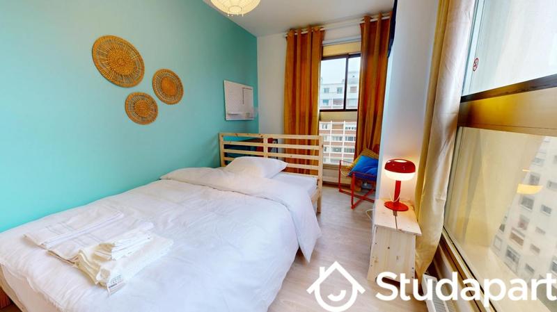 Chambre - 9 m² - 1 pièce