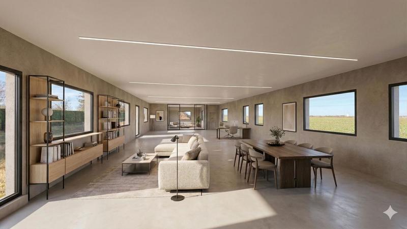 Maison d'architecte - 200 m² - 10 pièces