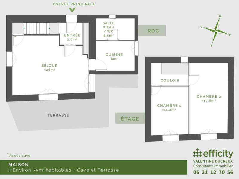 Maison - 164 m² - 6 pièces