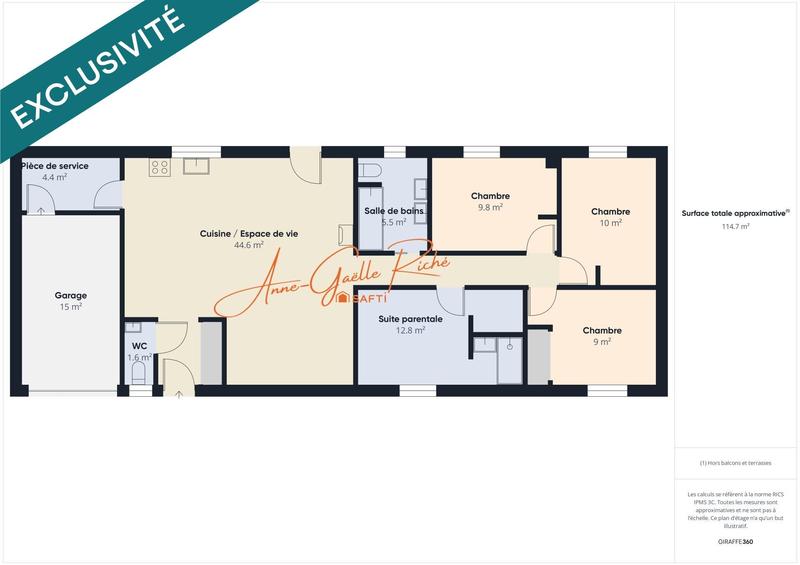 Maison - 106 m² - 5 pièces