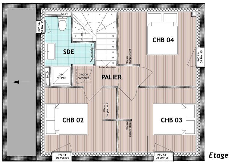 Maison contemporaine - 83 m² - 5 pièces