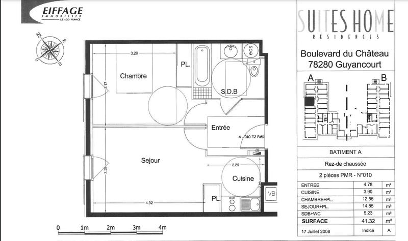 Appartement - 40 m² - 2 pièces