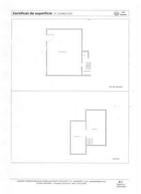 Bureau - 60 m² - 3 pièces