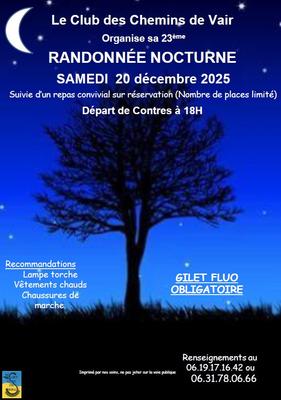 23ème Randonnée de nuit