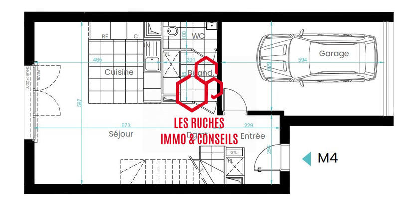 Appartement - 113 m² - 5 pièces