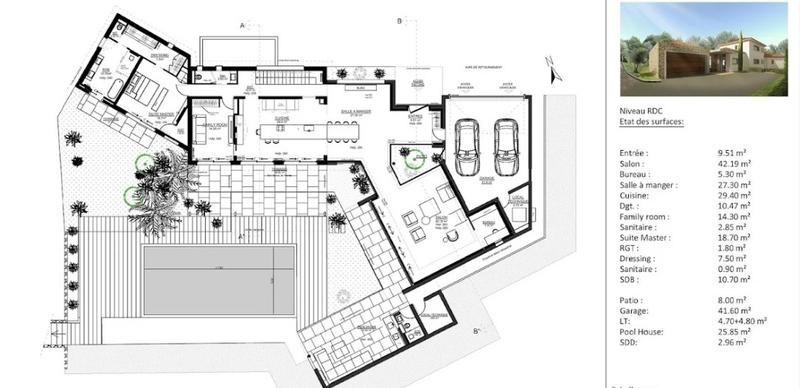 Villa - 292 m² - 7 pièces