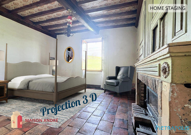 Maison ancienne - 120 m² - 4 pièces