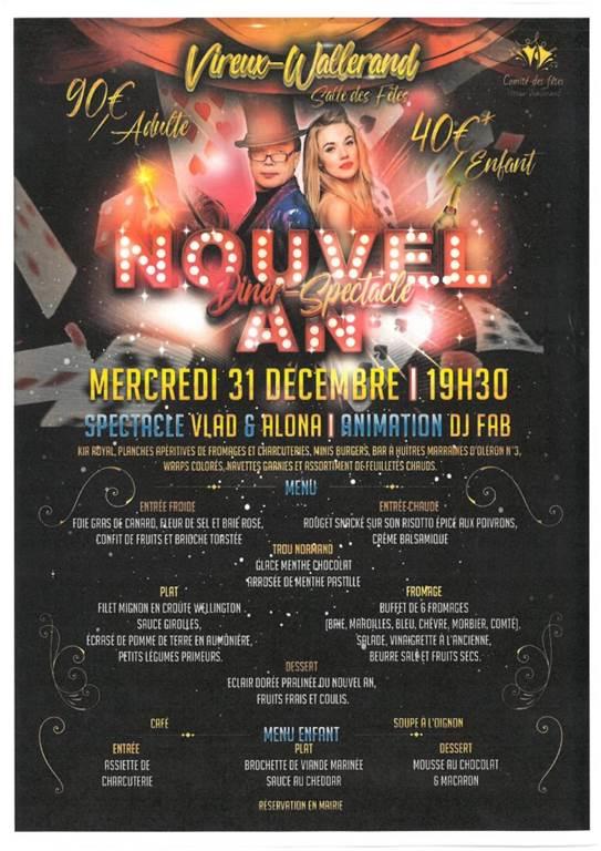 Nouvel An Dîner-Spectacle