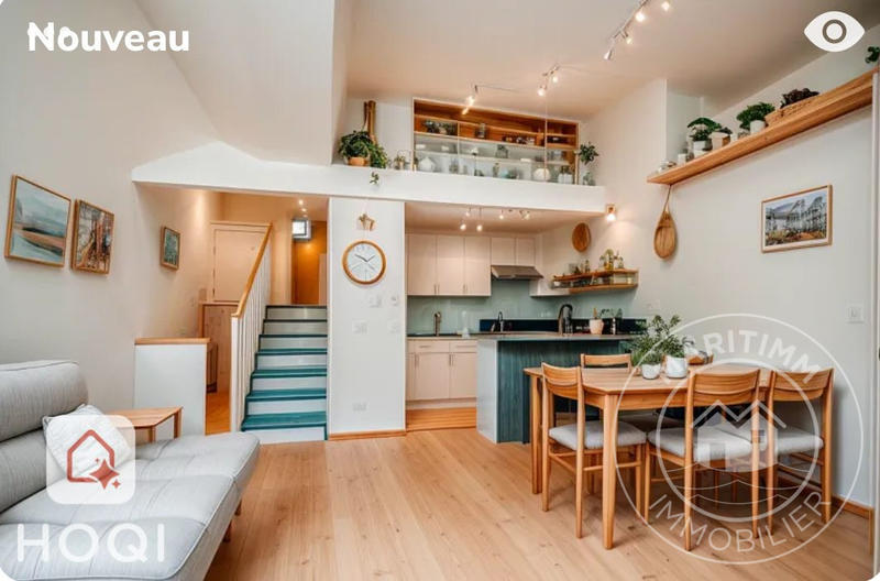 Duplex - 55 m² - 4 pièces