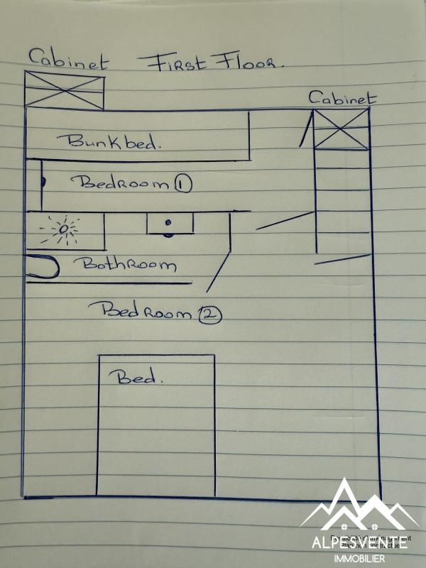 Duplex - 34 m² - 2 pièces