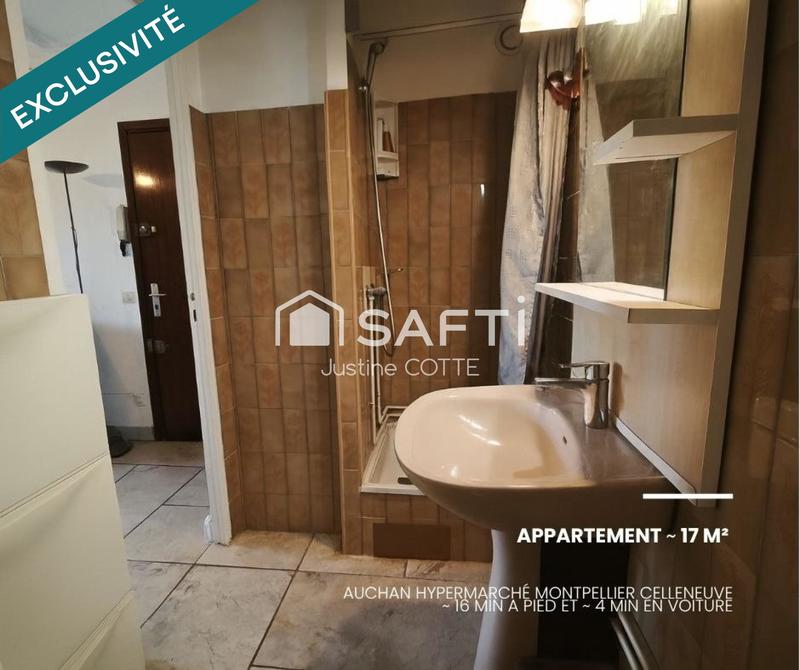 Appartement - 17 m² - 1 pièce