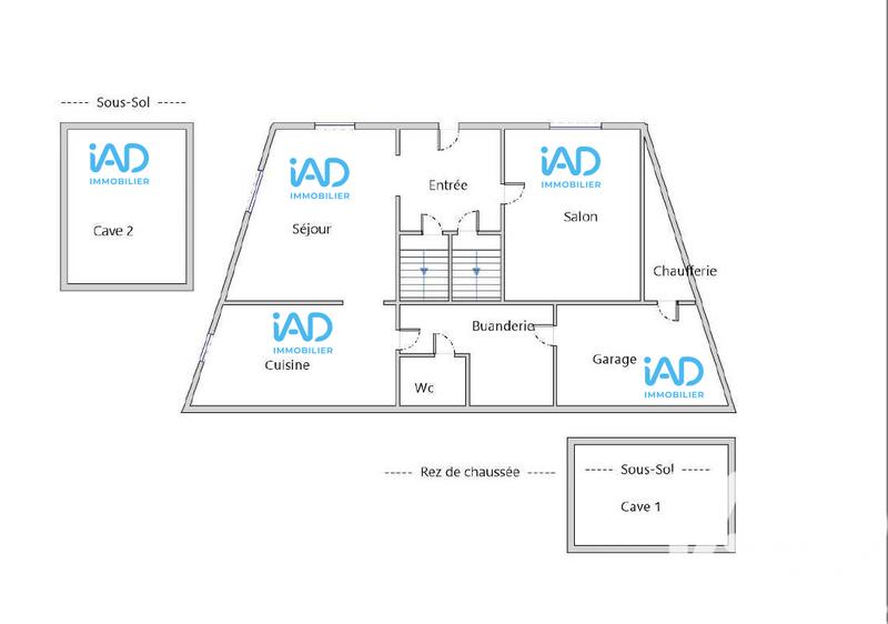 Maison de ville - 120 m² - 7 pièces
