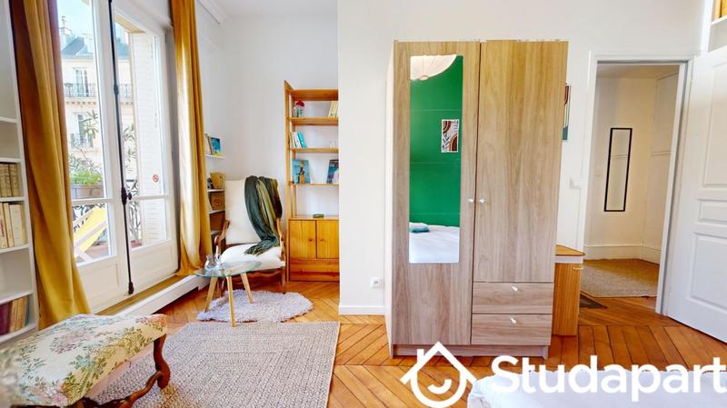 Chambre - 14 m² - 1 pièce