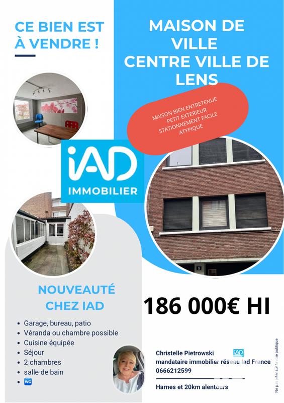 Maison de ville - 100 m² - 5 pièces