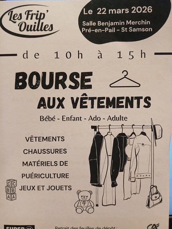 Bourse aux vêtements printemps-été