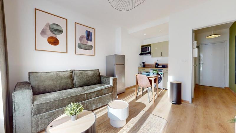 Studio - 21 m² - 2 pièces