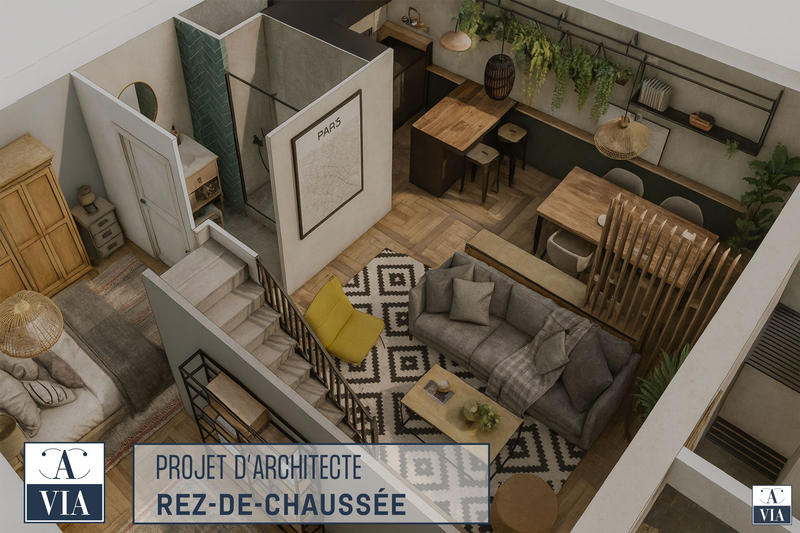 Duplex - 76 m² - 4 pièces