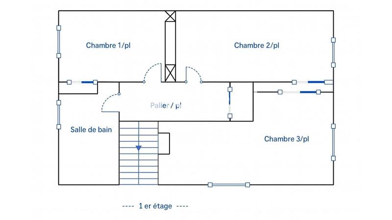 Maison - 124 m² - 7 pièces