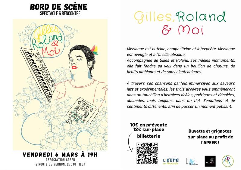 Spectacle et rencontre - Bord de scène : Gilles, Rolland et Moi