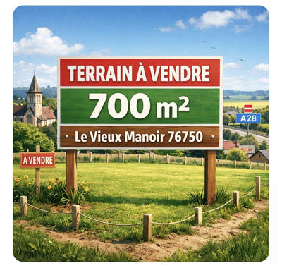 Terrain - 700 m²