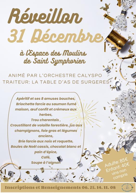 Réveillon de la Saint-Sylvestre à Saint-Symphorien