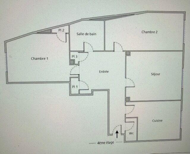 Appartement - 75 m² - 3 pièces