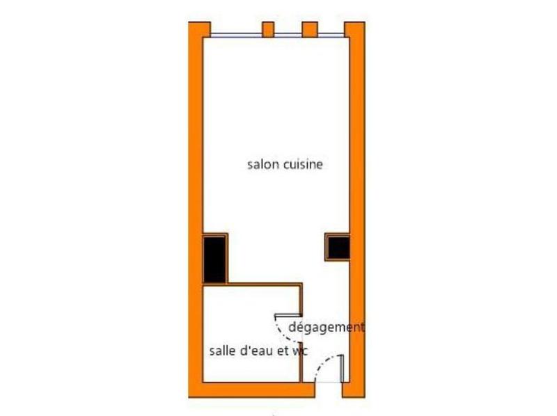 Studio - 20 m² - 1 pièce