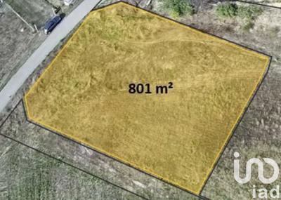 Terrain - 801 m²
