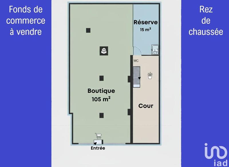 Local commercial - 140 m²