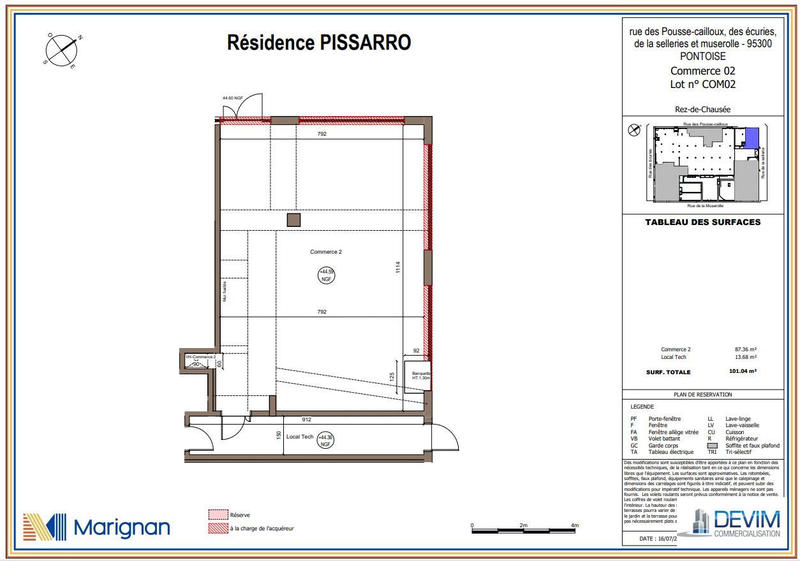 Local commercial - 101 m²