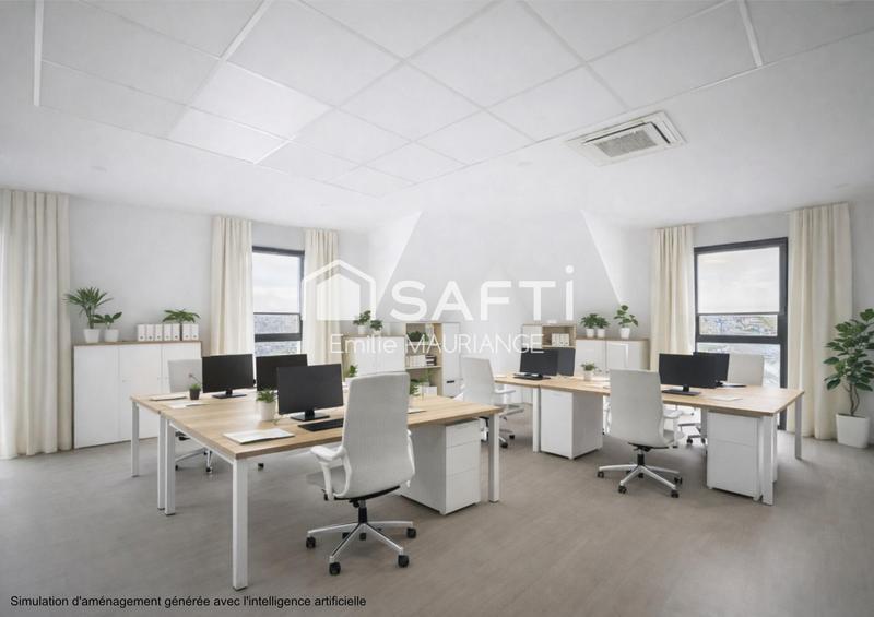 Bureau - 180 m² - 9 pièces