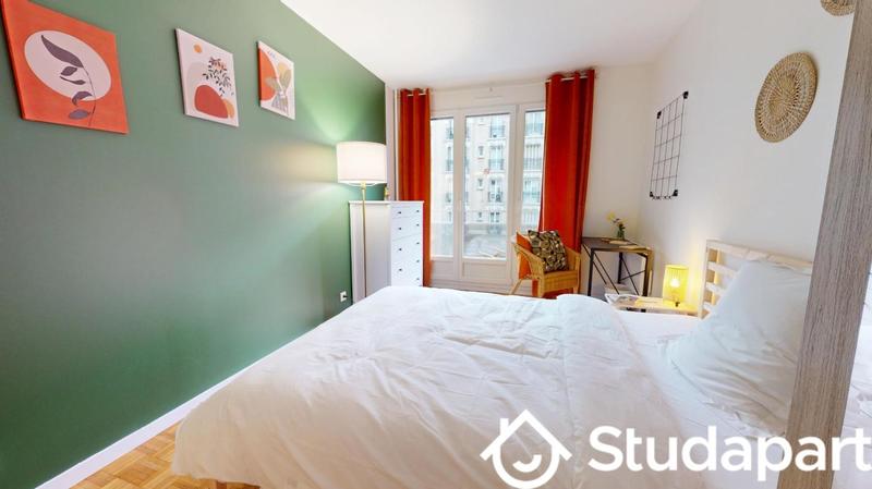 Chambre - 12 m² - 1 pièce