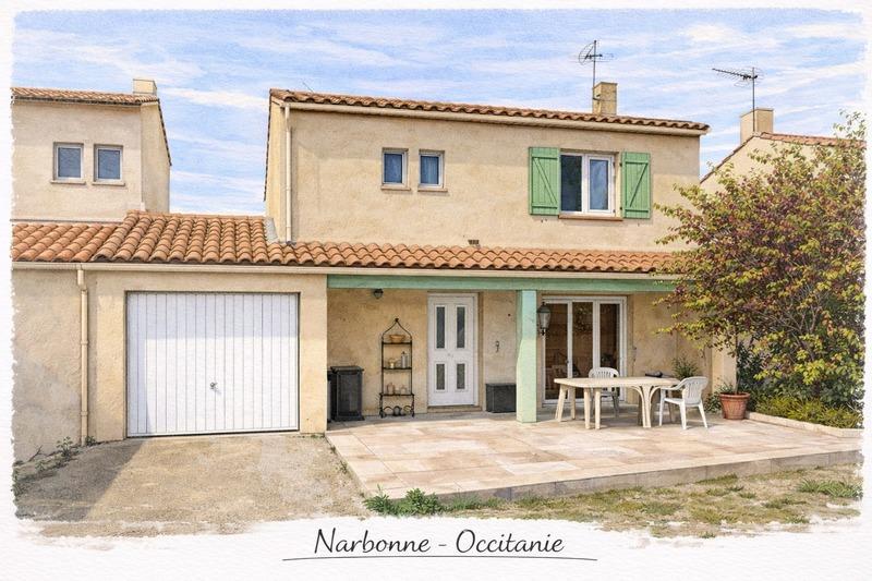 Maison - 80 m² - 5 pièces