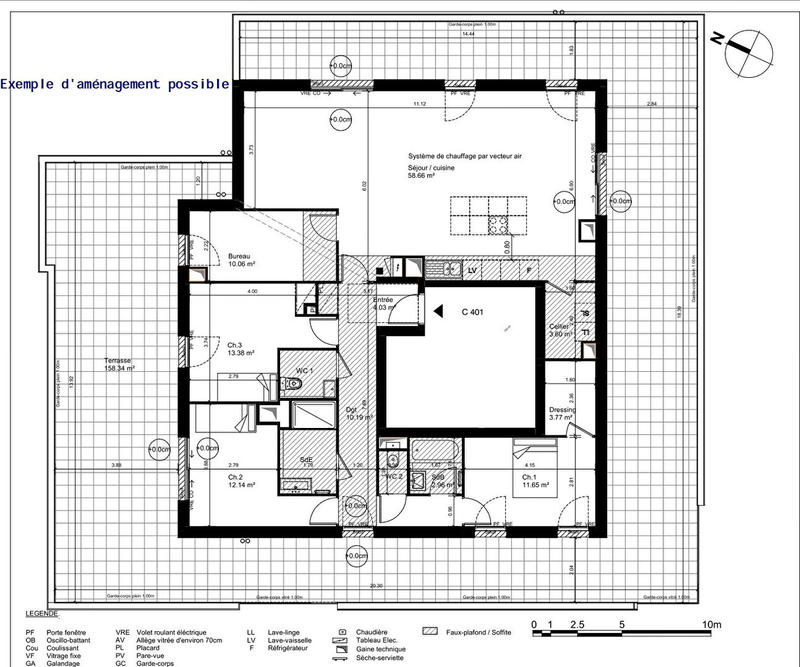 Appartement - 139 m² - 5 pièces